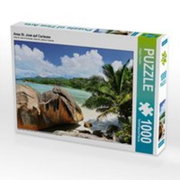 CALVENDO Puzzle Anse St. José auf Curieuse 1000 Teile Lege-Größe 64 x 48 cm Foto-Puzzle Bild von Jürgen Feuerer