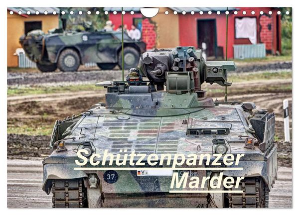 Schützenpanzer Marder (Wandkalender 2026 DIN A4 quer), CALVENDO Monatskalender