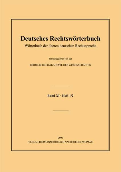 Deutsches Rechtswörterbuch