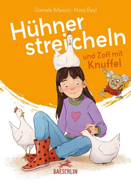Hühner streicheln und Zoff mit Knuffel