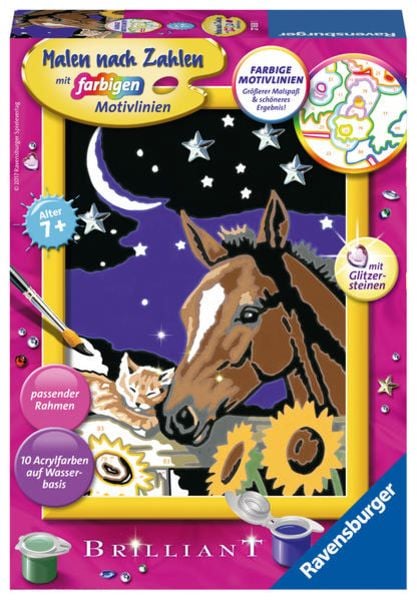 CreArt, Malen nach Zahlen Kinder - Tiefe Freundschaft