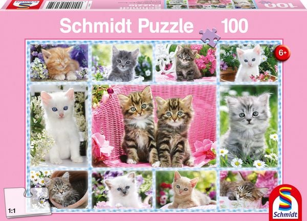 Puzzle Schmidt Spiele Puzzle Katzenbabys 100 Teile