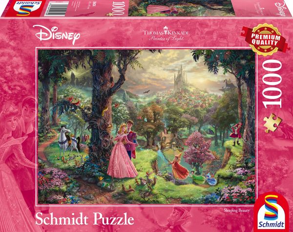 Puzzle Schmidt Spiele 59474 Thomas Kinkade Disney Dornröschen 1000 Teile