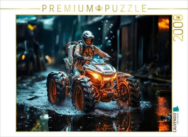 CALVENDO Puzzle Quad - Fortschritt und Ästhetik | 2000 Teile Lege-Größe 90x67cm Foto-Puzzle für glückliche Stunden