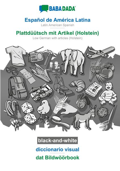 Español de América Latina - Plattdüütsch mit Artikel (Holstein), diccionario visual, BW