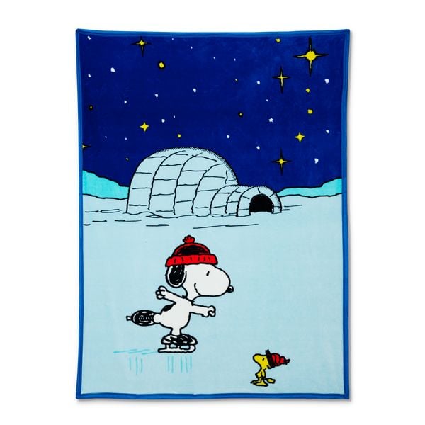 SnoopyTM Kuscheldecke Weihnachten-Peanuts
