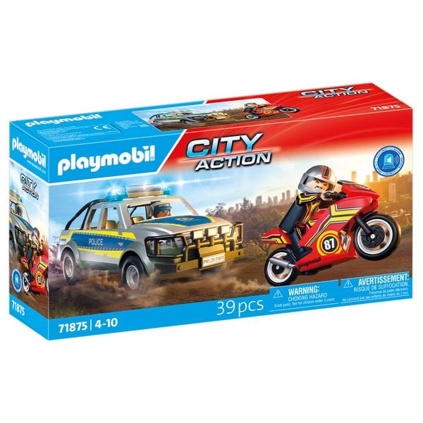 PLAYMOBIL 71875 Verfolgungsjagd mit Polizei Pick-Up