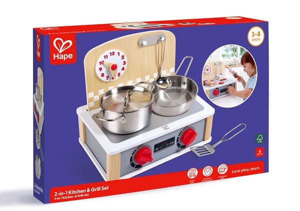 2-in-1 Küchen- & Grill-Set