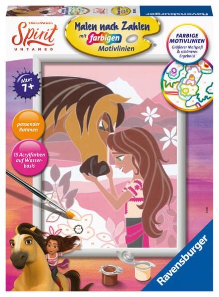 CreArt, Malen nach Zahlen Kinder Spirit - Freunde für immer