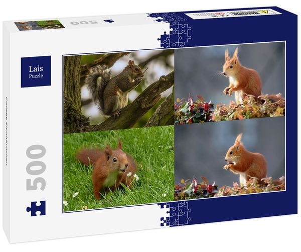Lais Puzzle Collage Eichhörnchen 500 Teile