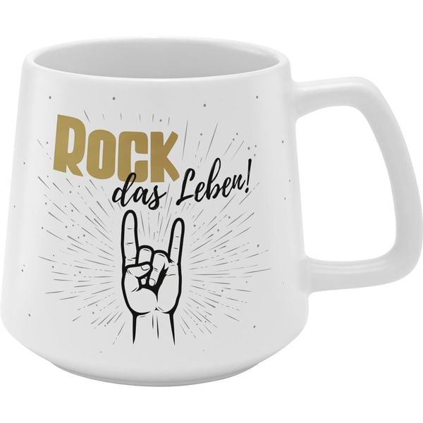 'GRUSS & CO Tasse konisch ''Rock das Leben!'''