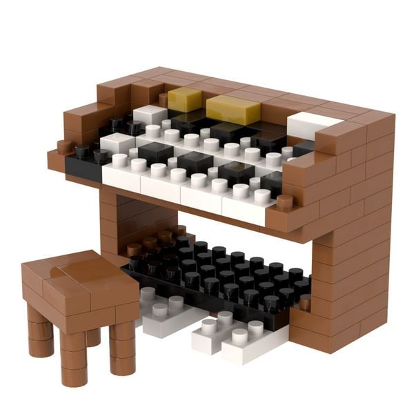 BRIXIES 200114 - Violine, 3D Konstruktionsbausatz aus Ministeinen, 161 Teile