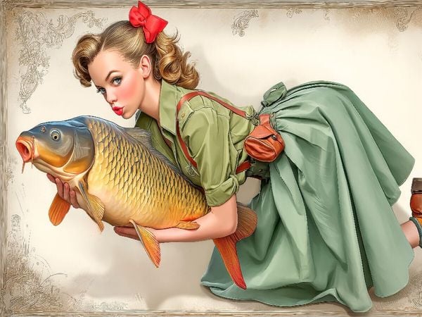 CALVENDO Puzzle Mann o Mann, der Fisch ist riesig | 1000 Teile Lege-Größe 64x48cm Foto-Puzzle für glückliche Stunden