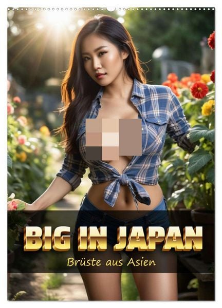 Big in Japan - Brüste aus Asien (Wandkalender 2026 DIN A2 hoch), CALVENDO Monatskalender