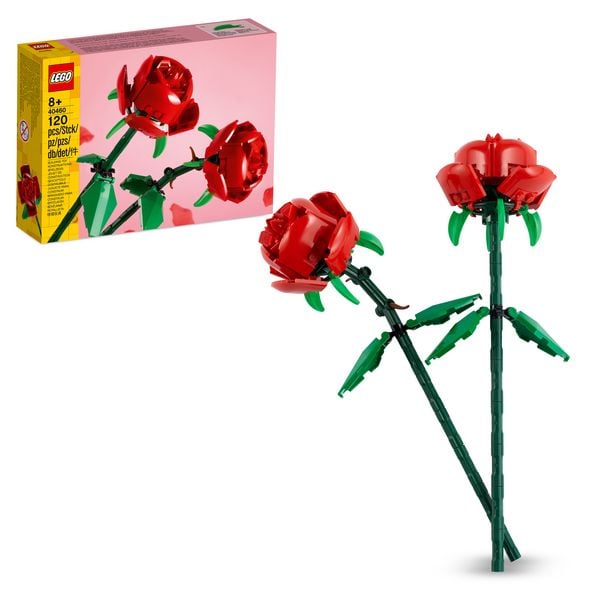 LEGO Botanicals 40460 Rosen Set, Spielzeug für Mädchen und Jungen