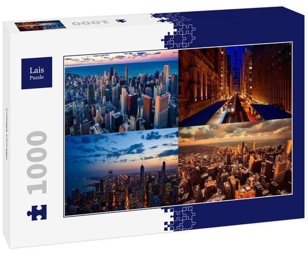 Lais Puzzle Collage Chicago 1000 Teile
