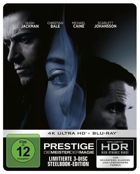 Prestige: Die Meister der Magie - Steelbook (4K Ultra HD) (+ Blu-ray) (+ Bonus-Blu-ray)