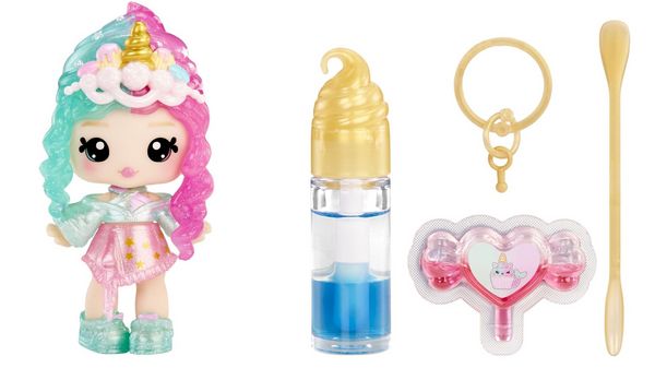 Yummiland Lip Gloss Doll- Mystery Color Change - Phoebe Frappe
