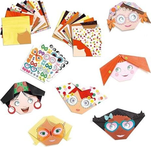 Kleine Geschenke - Origami Lustige Gesichter