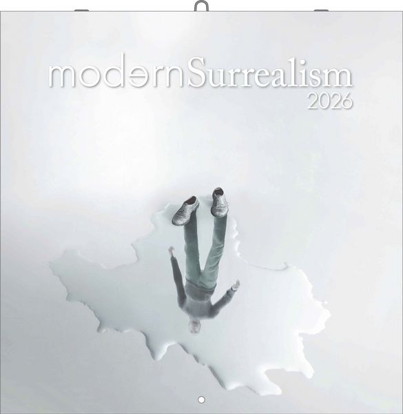Modern Surrealism 2026 - Wand-Kalender - Broschüren-Kalender - 30x30- 30x60 geöffnet