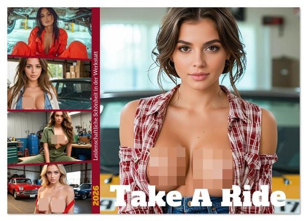 Take A Ride - Leidenschaftliche Schönheit in der Werkstatt (Wandkalender 2026 DIN A2 quer), CALVENDO Monatskalender