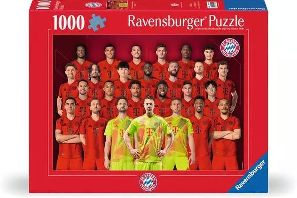 Erwachsenenpuzzle 1000 Teile - FC Bayern München Saison 2024/25