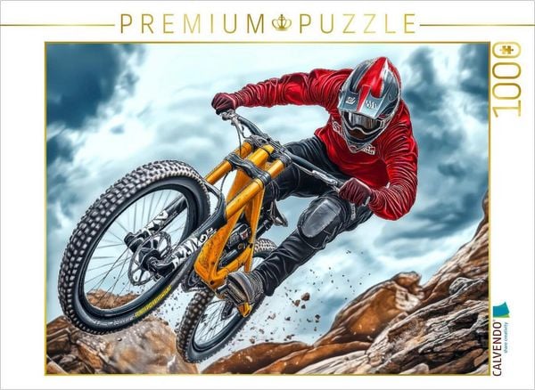 CALVENDO Puzzle Mountainbike | 1000 Teile Lege-Größe 64x48cm Foto-Puzzle für glückliche Stunden