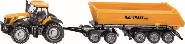 Siku 1858 JCB Traktor mit Dolly