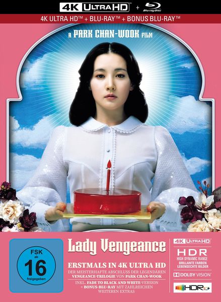 Lady Vengeance - 3-Disc Limited Collector's Edition im Mediabook (4K Ultra HD) (+ Blu-Ray 2D) (+ Bonus-Blu-Ray)