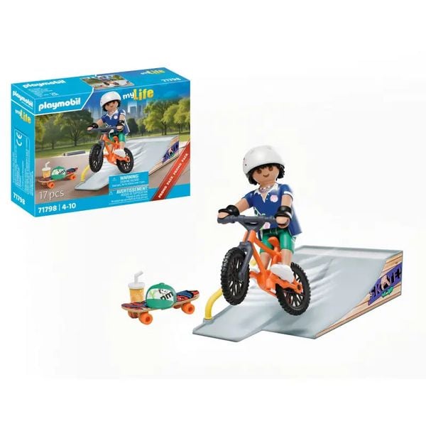 PLAYMOBIL 71798 Skateboard mit Rampe