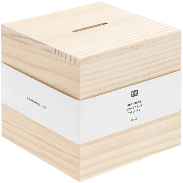 Spardose Würfel 10 x 10 x 10 cm