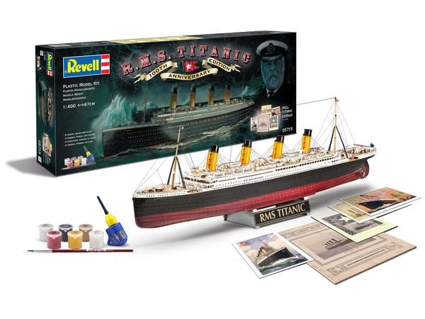 Revell Geschenkset: 100 Jahre Titanic, Maßstab 1:400