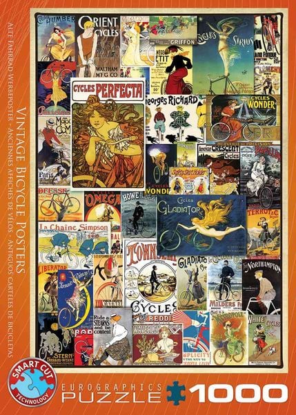 Antike Fahrrad Poster 1000T