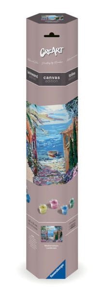 CreArt Canvas Leinwand - Mediterrane Landschaft
