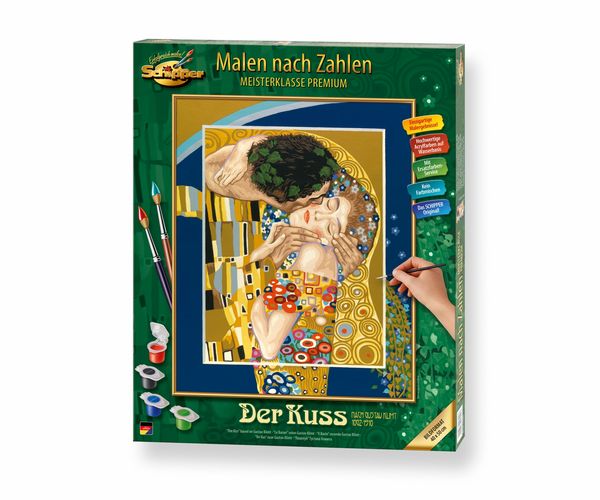 Schipper 609130301 - Malen nach Zahlen: Der Kuss