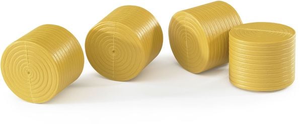Bruder Profi-Serie 4 Rundballen, ockerbraun für Claas Rollant 250