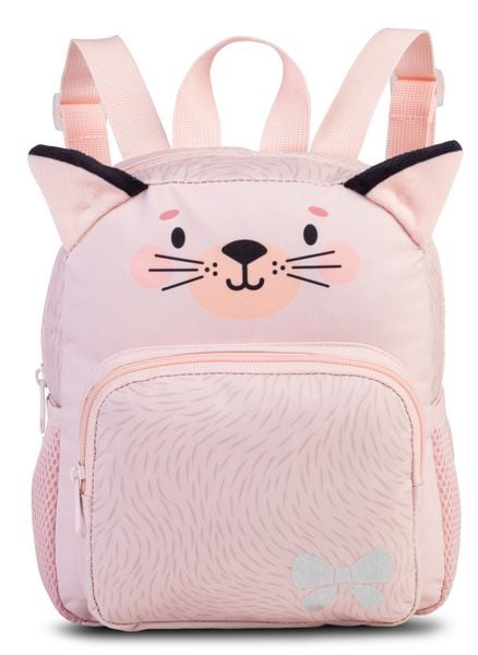 SIEBER Glühwürmchen - Kinderrucksack Ella, Katze, rosa, 5 Liter