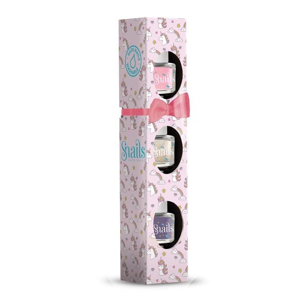 3er Geschenkset Nagellack Mini Einhorn (MQ6)