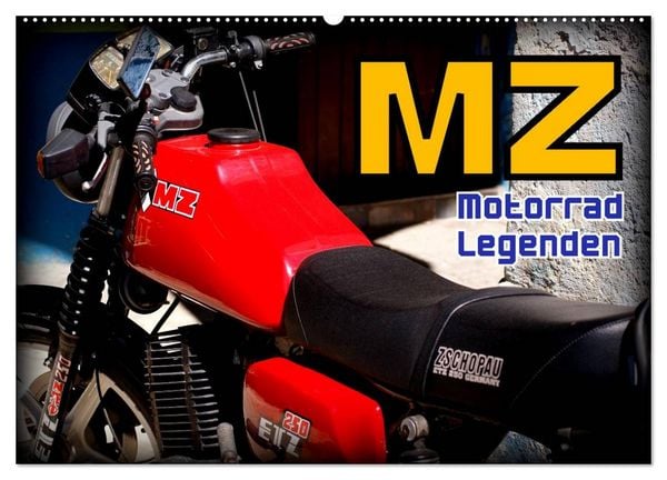 Motorrad-Legenden - MZ (Wandkalender 2026 DIN A2 quer), CALVENDO Monatskalender