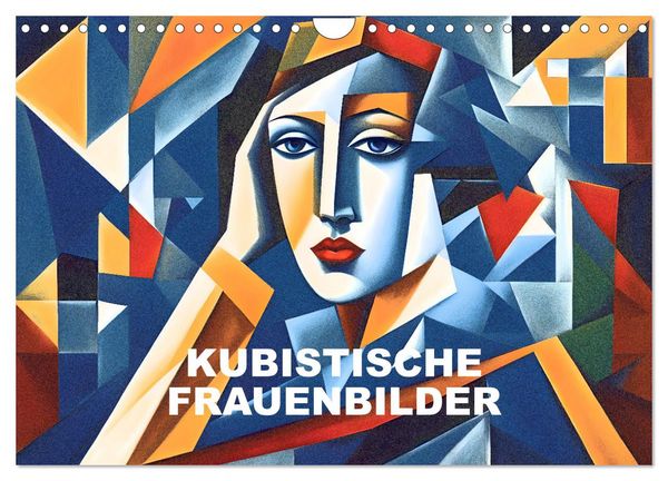Kubistische Frauen Bilder (Wandkalender 2026 DIN A4 quer), CALVENDO Monatskalender