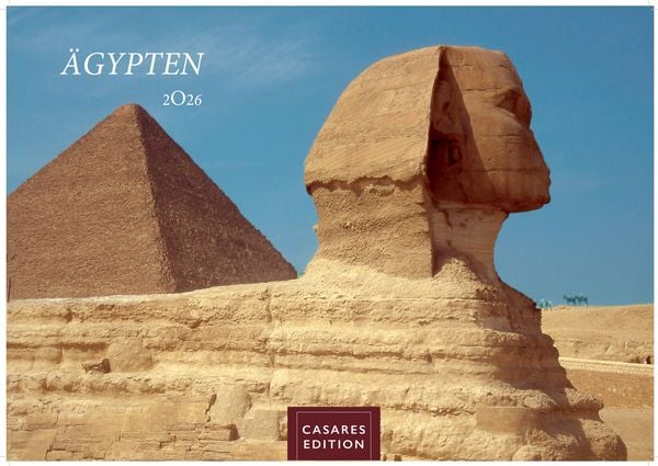 Ägypten Kalender 2026 – Wandkalender | Fotokalender Afrika 35x50 cm - mit atemberaubenden Fotos der Pyramiden, Sphinx, Luxor & mehr