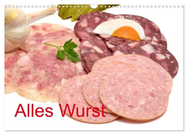 Alles Wurst (Wandkalender 2026 DIN A3 quer), CALVENDO Monatskalender
