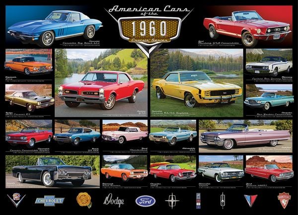AMER CARS OF THE 1960S PUZZLE