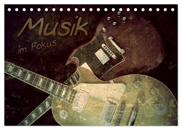 Musik im Fokus (Tischkalender 2026 DIN A5 quer), CALVENDO Monatskalender
