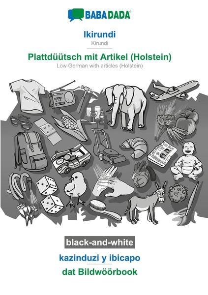 Ikirundi - Plattdüütsch mit Artikel (Holstein), kazinduzi y ibicapo, BW