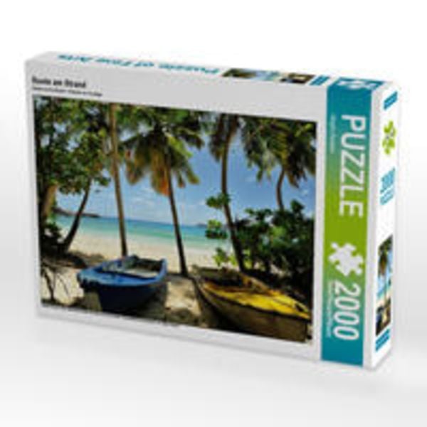 CALVENDO Puzzle Boote am Strand 2000 Teile Lege-Größe 90 x 67 cm Foto-Puzzle Bild von Jürgen Feuerer