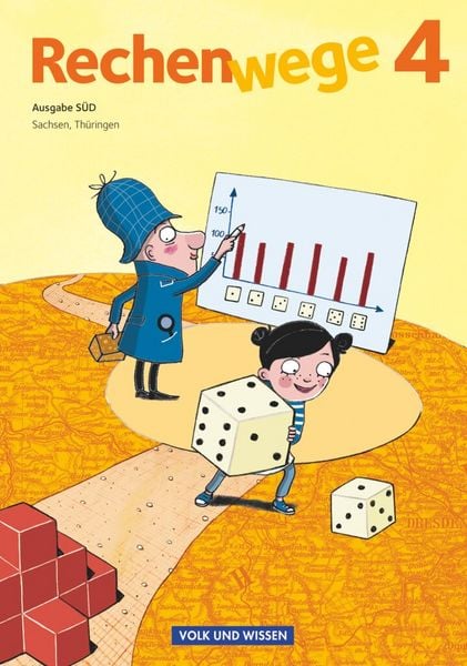 Rechenwege 4. Schuljahr - Schülerbuch mit Kartonbeilagen. Süd