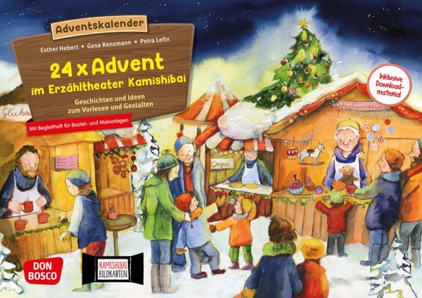 24 x Advent im Erzähltheater Kamishibai. Adventskalender.