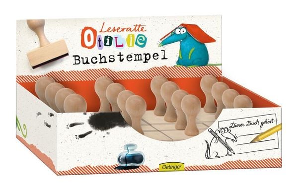 'Leseratte Stempel ''Dieses Buch gehört'''