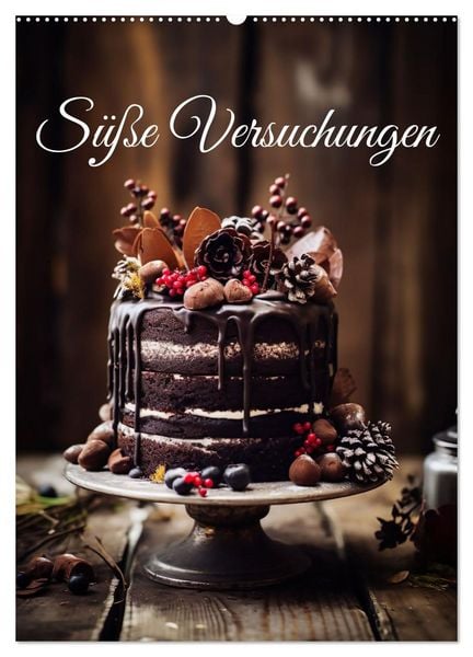 Süße Versuchungen (Wandkalender 2026 DIN A2 hoch), CALVENDO Monatskalender